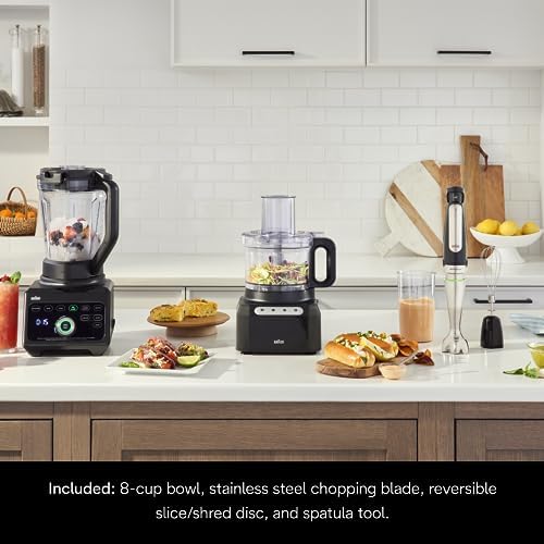 Braun FP3101BK Easy Prep 8-cup Food Processor, Black - Image 6