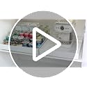 Pull out Cabinet Organizer, Expandable(12"-20") Heavy Duty Slide out Drawers Fixed with Adhesive Nano Film for Pots, Roll out Shelf Storage for Kitchen Base Cabinet Organization(White)