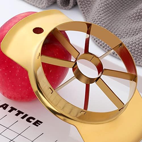 Durable Stainless Steel 3 Pieces Apple Cutter Set - Apple Cutter 8 Slices, Fruit Knife, Potato Apple Peeler Best Use For Fruits and Vegetables