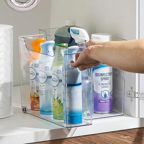 Under-Sink Organizer Bins with Wheels & Handles (2 Sizes)