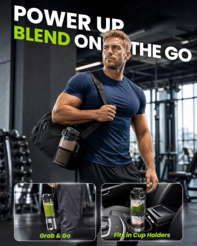 Portable Blender for Smoothie, Personal Blender, Cordless, Fitness &Travel - Image 3