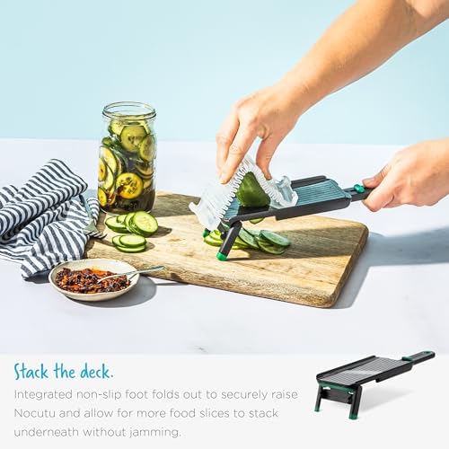 Dreamfarm Nocutu Adjustable Handheld Mandoline Slicer with Finger Guard - Image 6