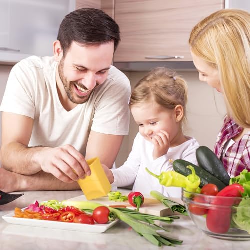 3 Pack Fruit Slicer Cup Stainless Steel Strawberry Cutter