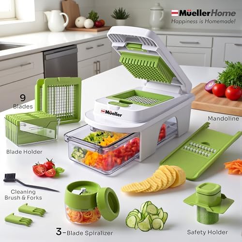 MUELLER HOME Pro-Series All-in-One, 12 Blade Mandoline Slicer for Kitchen - Image 5