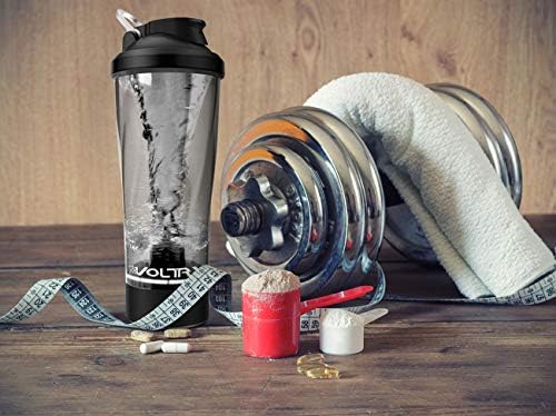 Premium Electric Protein Shaker Bottle, Made with Tritan - BPA Free - 24 oz Vortex Portable Mixer Cup/USB Rechargeable Shaker Cups for Protein Shakes