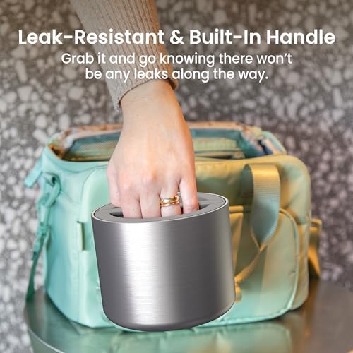 Stainless Steel Insulated Food Container, Leak-Proof, 19 fl oz