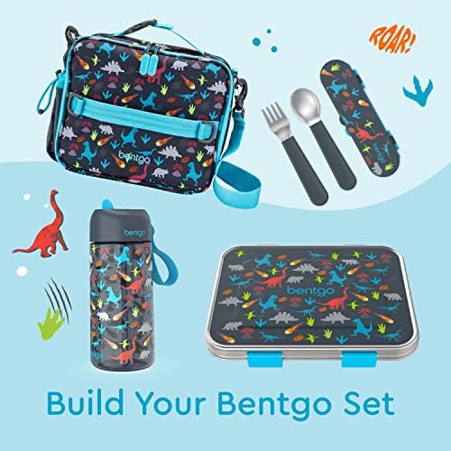 Kids Stainless Steel Utensil Set with Fork, Spoon, & Storage Case