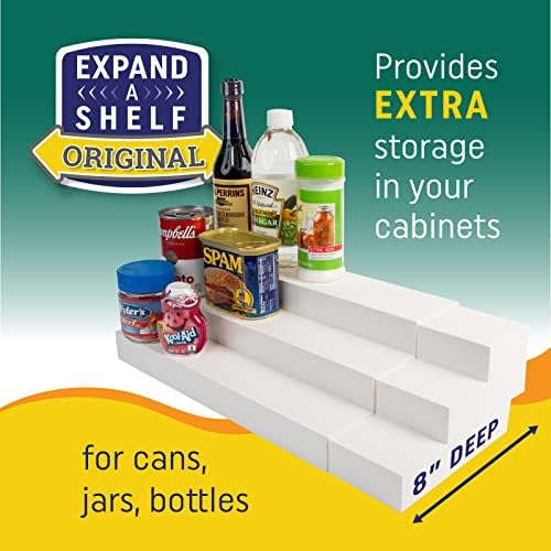 Dial Industries 3 Tier Expandable Pantry Shelf Organizer, Standard