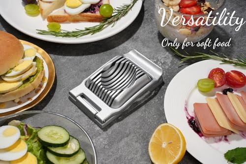 Sopito Heavy Duty Stainless Steel Wire Egg Slicer for Hard Boiled Eggs - Image 2