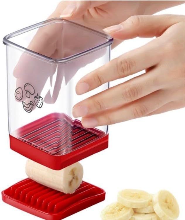 Niklye Multi-Use Slicer Cup With Push Plate For Fruits, Veggies & Eggs - Image 6