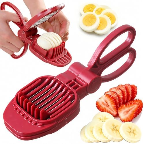 JAYVAR Large Egg Slicer for Hard Boiled Eggs with 304 Stainless Steel Blade by JAYVAR