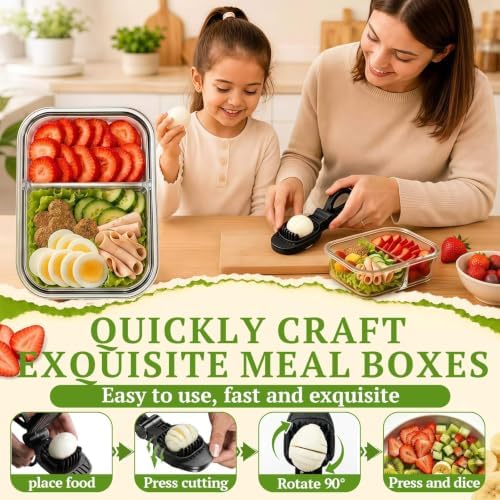 Fruit Slicer, Egg Slicer, Black