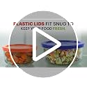 Simply Store (12-Pack) Glass Food Storage Containers Set