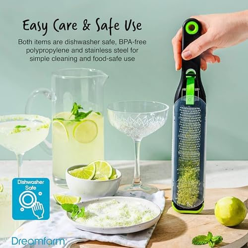 Dreamfarm Kitchen Grater Set - Black, Green & Yellow, Set of 2 - Image 3