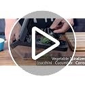 Vegetable Chopper, 10-in-1 Mandoline Slicer and Chopper with 10 Interchangeable Blades & Container, 304 Stainless Steel Press Lid, Onion Chopper, Potato Slicer, Julienne Cutter