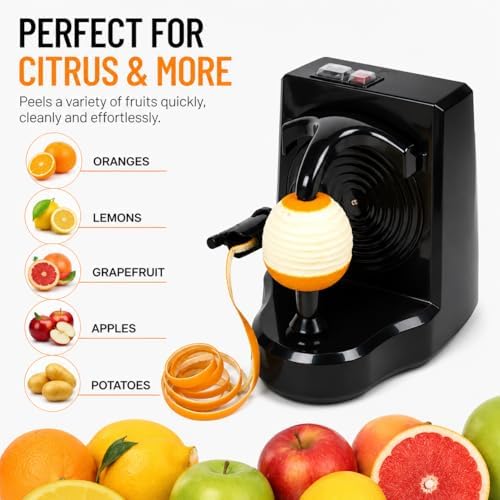 Electric Orange & Citrus Peeler, Automatic Countertop Machine
