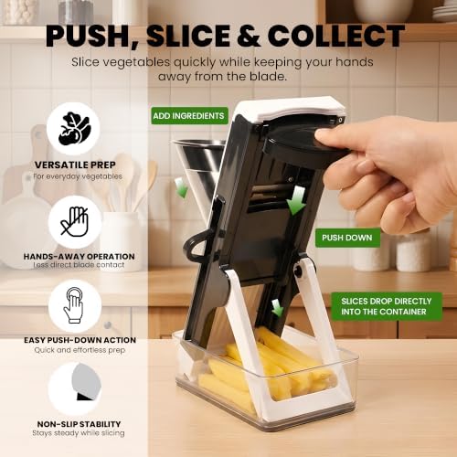 Mandoline Slicer Kitchen Vegetable Slicer with Container