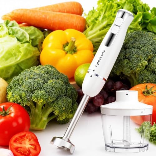 1100W 5-in-1 Immersion Handheld Blender White - Image 2