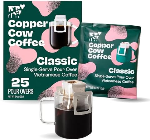 Vietnamese Pour Over Single Serve Dark Roast 25 Pack