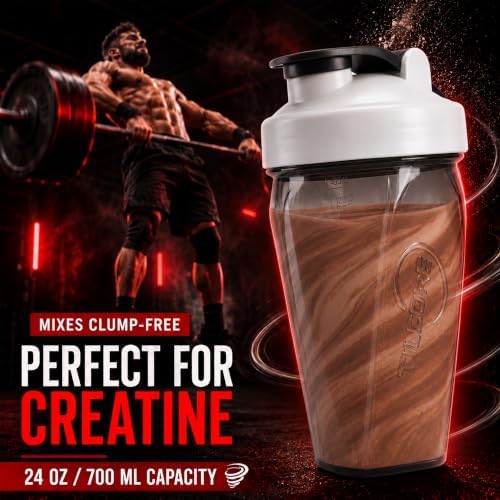 Vortex Protein Shaker Bottle 24 oz/700ml - Premium BPA-Free Pre-Workout Shaker Cup for Protein Shakes & Smoothies, Leak-Proof & Durable Bottle-Shakers for Active Lifestyles - Image 6