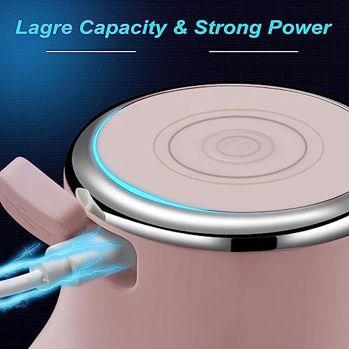 Vegetable Chopper, Electric Garlic Chopper, 250ML USB Rechargeable Mini Blender, Powerful Small Food Processor, Blender to Vegetable, Wireless Food Cutter for Ginger, Chili, Fruit, Meat, etc（Pink） - Image 2