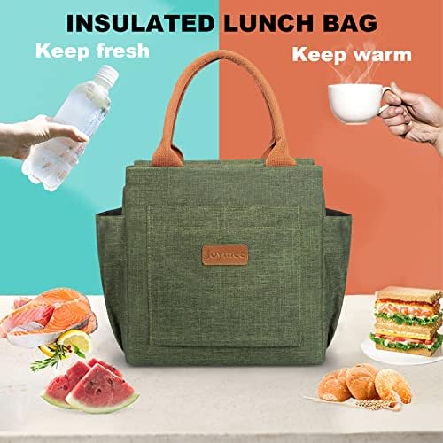 Lunch Box for Women Reusable Leakproof Insulated Lunch Bag-Green