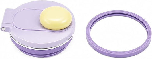 Replacement Leakproof Lid and sealing rings Compatible with Ninja BlendBOSS Personal Blender 26oz Personal Smoothie Tumbler (Lavender Lemonade)