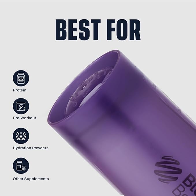 BlenderBottle Classic V2 Shaker Bottle Perfect for Protein Shakes and Pre Workout, 28-Ounce, Colors May Vary, 2 Pack
