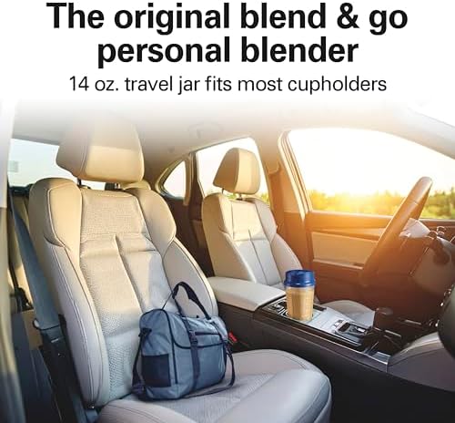 Portable Blender for Smoothies With 14 oz. Travel Jar
