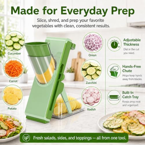 Mandoline Slicer Adjustable Vegetable Slicer for Kitchen
