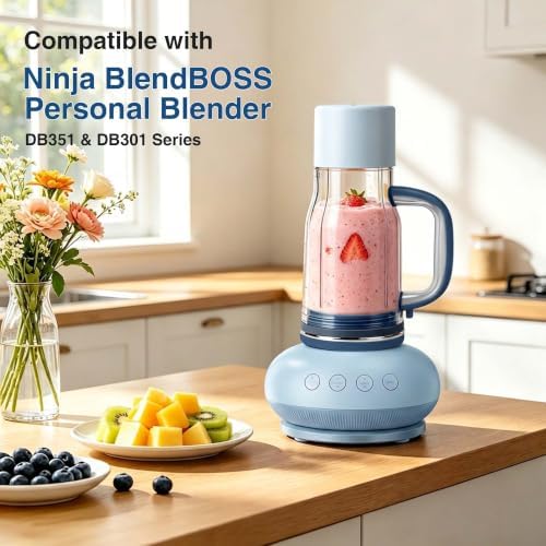 26oz Replacement Cup for Ninja BlendBOSS Blender DB301 DB351 Series, Blue - Image 2