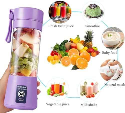 Portable Blender, Electric USB Mini Juicer Blender For Shakes and Smoothies - Image 2