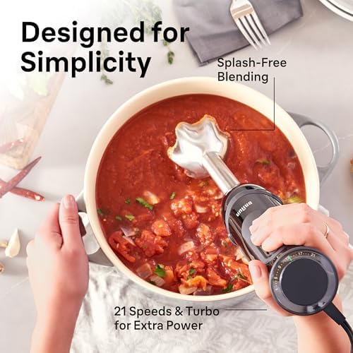 Braun MQ5025 Hand Blender Multiquick Vario, MQ5025, Black - Image 3