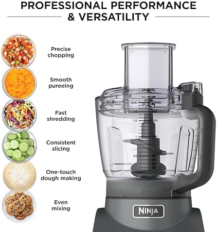 Ninja Professional Plus Food Processor, 1000PW, 9-Cup, Grey, BN601
