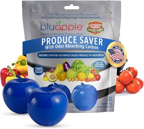 Produce Saver Ethylene Gas Absorber with Activated Carbon, 2 Pack