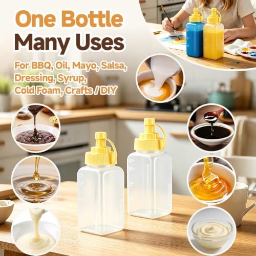 Cold Foam Squeeze Bottles, Easy Squeeze And Dispense, 12 Oz, 2 Pack - Image 7
