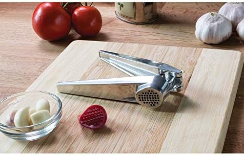 Fantes No-Peel, Self Cleaning Garlic Press, 6.25 x 1-Inches, the Italian Market Original since 1906 - Image 3