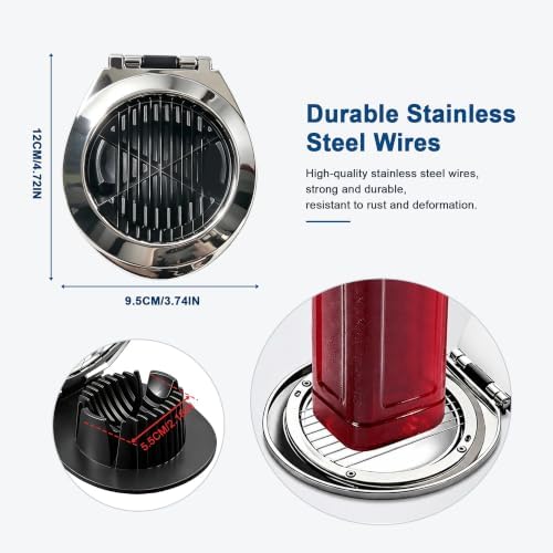 Egg Slicer for Hard Boiled Eggs,Dishwasher Safe - Image 2