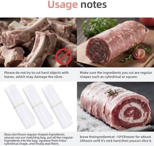 Manual Frozen Meat Slicer for Hot Pot, Upgraded Stainless Steel Meat Cutter for Beef Mutton Pork Roll, Food Slicer Machine for Shabu Shabu, BBQ, Sandwiches, KBBQ Home Cooking - Image 6