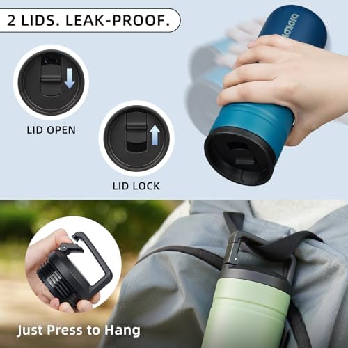 BJPKPK 20 oz Insulated Travel Water Bottle, Coffee Tumbler Stainless Steel - Image 6