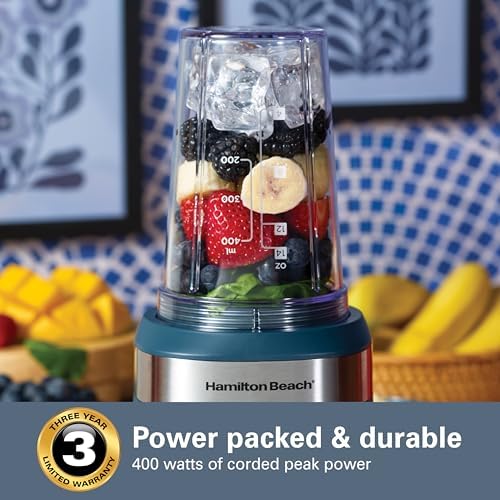 Portable Blender for Smoothies With 2 Blend & Go Jars