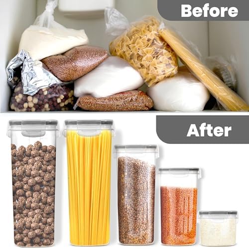 Plastic Airtight Food Storage Containers Sets with Lids, 24 Pack
