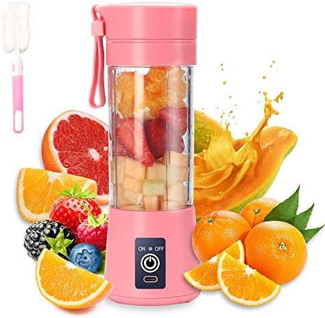 Portable Blender, Electric USB Mini Juicer Blender For Shakes and Smoothies by DoubleCare