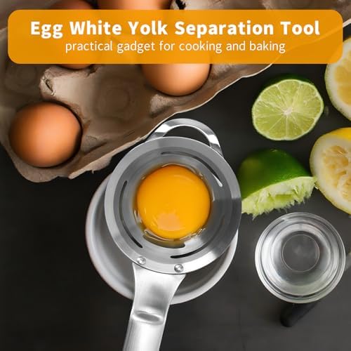Stainless Steel Egg Yolk White Separator Tool for Raw Eggs - Image 7
