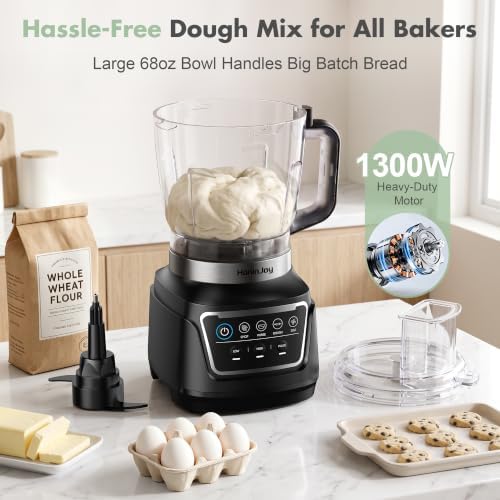 14-in-1 Food Processor Blender Combo, All-in-One Kitchen Blender