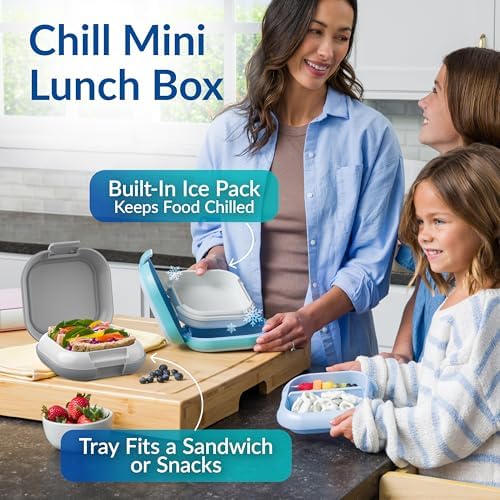 Chill Mini Leak-Proof 3 or 4 Compartment Lunch Box