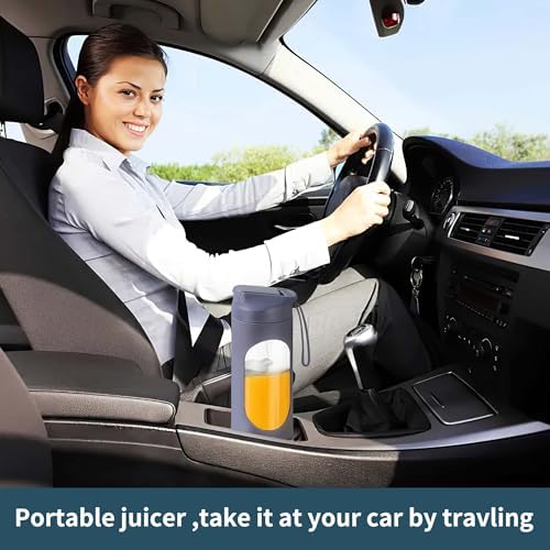 Portable blender Cordless USB-C rechargeable 15OZ juicer cup Purple - Image 3