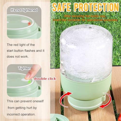 Portable Juice Cup Blender for Smoothies Shakes Fruit Crush Baby Food Maker 43oz 1300ML USB Charging Cordless Food Grade Blades Electric Smoothie Blender for Small Ice Kitchen Outdoor - Image 2