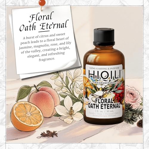 HIQILI Floral Oath Eternal Fragrance Oil for Diffuser, Candle & Soap Making - Image 2
