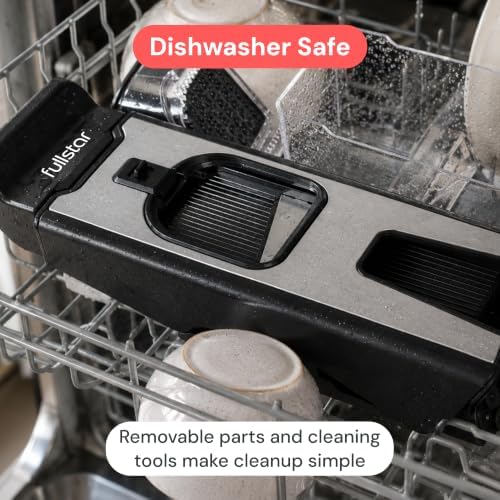 Fullstar Safer Mandoline Slicer for Kitchen Adjustable Veggie & Food Slicer - Image 6